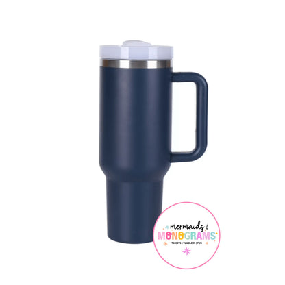💧 Manatee 40oz Stainless Steel Tumbler – Laser Engraved