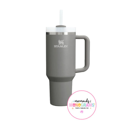 🐶 Dog Mom 40oz Laser Engraved Stainless Tumbler – Many Colors Available