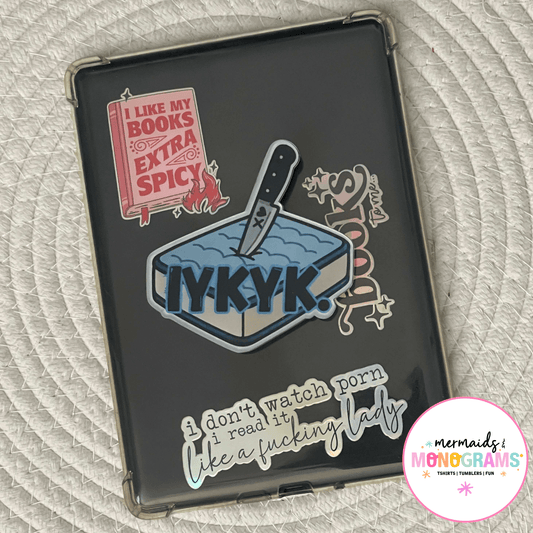 Handmade bookish Kindle accessory for dark romance and spicy book lovers